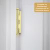 Deltana Ch2520u3 Cabinet Hinge With Ball Tips, Bright Brass