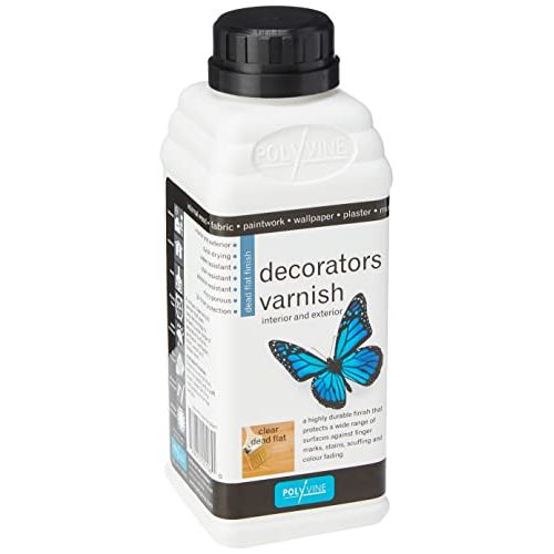 Polyvine Decorator's Dead Flat Varnish Pint / 500ml