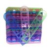 Transparent Ruler and Stencil (6" Rulers + Stencil (36 Pack))