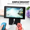 DLseego Stand for Switch OLED/Switch Lite/Switch,Adjustable Anti-slip Switch Playstand Foldable Portable Holder Stand for Switch Console,Black