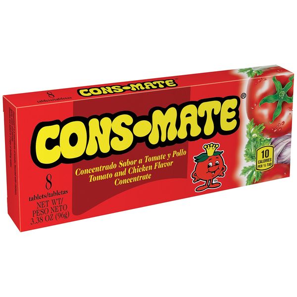 Consomate Tomato Chicken Flavored Bouillon, 3.38 oz, 8 ct