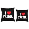 I Love Yakima Throw Pillow