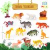 JOYIN 69Pcs Small Animal Figures, Assorted Mini Plastic Animal Toy (Ocean, Zoo, Farm, Dinosaur, Insect), Realistic Tiny Little Animals for Sensory Bin, Christmas Birthday Gifts, Toddler 1-3, Kid 3-5