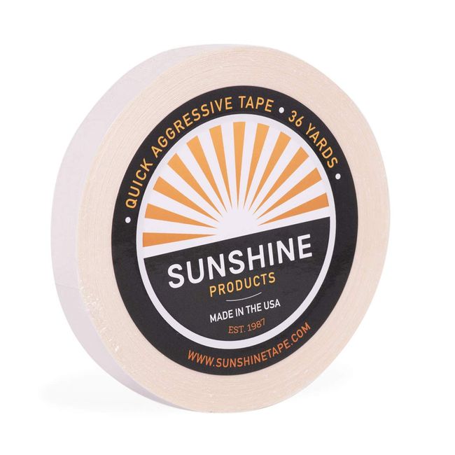 Sunshine Tape | Quick Aggressive Wig Adhesive Tape Roll | 3/4" x 36 YDS | Premium Hair Toupee Tape