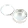 Aluminum Screw Top Tin with Cover, 3.25"