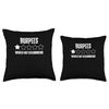 burpees Would Not Recommend Exercise Men Women Funny burpees Throw Pillow