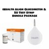 iHealth ALIGN BG1 Smart Gluco-Monitoring System and 1 Lancing Device, 10 Lancets and 1 Travel Pouch