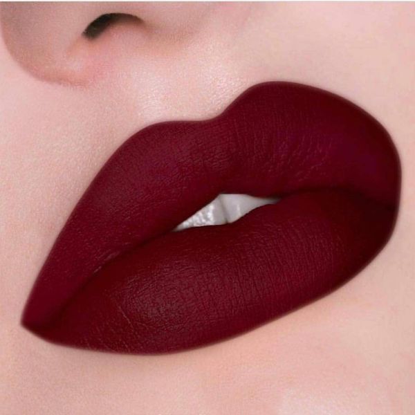 LA Splash Cosmetics Soft Long Lasting Liquid Dark Deep Red Lipstick Matte Scarlet Waterproof Liquid Lipstick- Wickedly Divine Collection (Queen of Hearts)