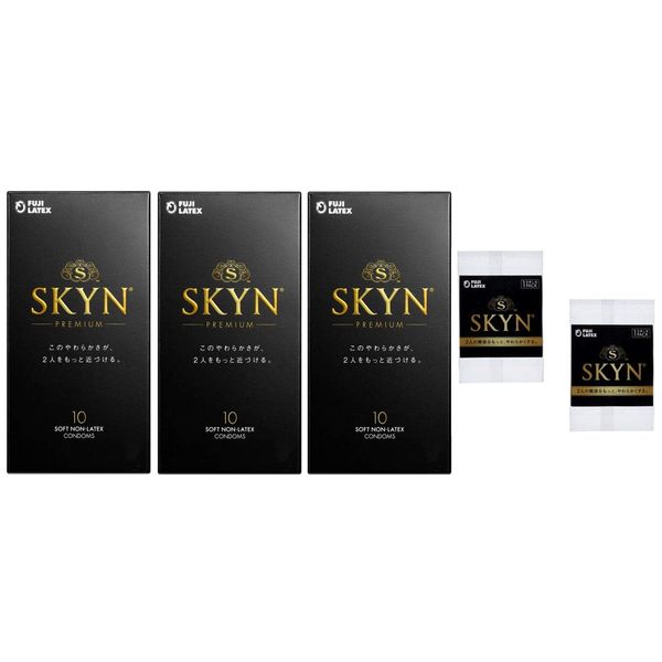 [SKYN Premium] Condom 10 x 3 box set [Soft material and natural feel] Fuji Latex