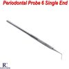 Diagnostic Endodontic Dentist Pick Tartar Remover Single Ended Instruments CE