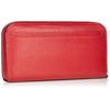 P.I.D. PAO1004 Round Zipper, Long Multi Case, Smartphone Storage, Key Ring, Strap Included, Navy, red