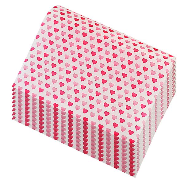 50 PCS Food Grade Wrap Paper, Heart Greaseproof Paper Waterproof Wax Paper Sheets Food Wrapping Liners Food Basket Paper Food Wrapping Tissue Sandwich Wrappers for Sweets Cakes Cheese Baking