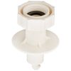SANEI G1/2 PT3360 Washing Machine Nipple with Automatic Stop Function Coupling Faucet White