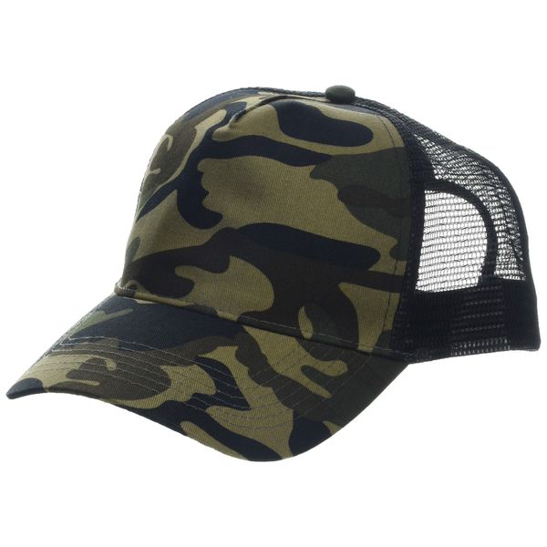 Beechfield B694 Camo Snapback Trucker - Jungle Camo