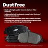 Front Ceramic Carbon Fiber Brake Pads for 2013-2018 Ford C-Max