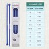 KnitPro Trendz Single Pointed Needles 14" (35cm) | 7.00mm