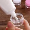 20×5g/5ml Mini Empty Plastic Cosmetic Jars Clear Round Travel Sample Pots for Creams/Sample/Make-Up/Glitter Storage