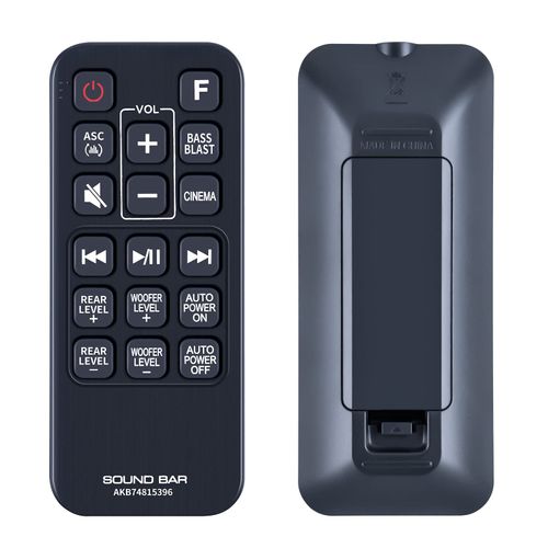 AKB74815396 Replacement Soundbar Remote Control Compatible for LG Sound Bar SJ4R SJ4YS SJ4Y SJ4Y-S SH4Y DJ4Y-S SPJ4-S SPJ4B-W S65S3-S LASC47