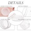 ZEJIA 10 Gram Sample Containers, 100 Count Cosmetic Containers with Lids, Refillable Empty Sample Jars, Small Plastic Containers with Lids (Clear)