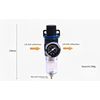 Compressed Air Water Separator Pressure Regulator for Compressor, 1/4 Inch Filter with Quick Coupling