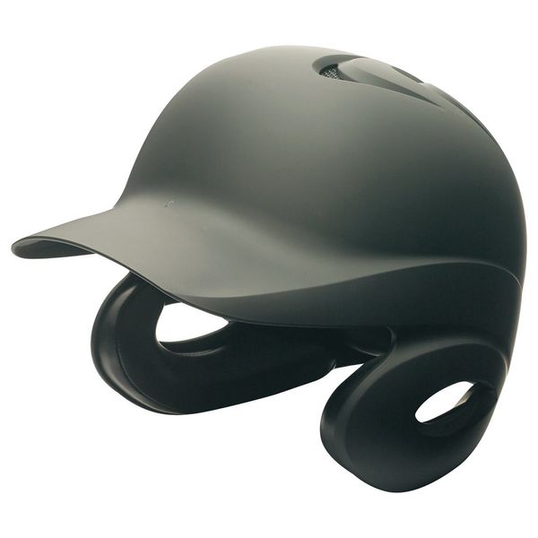 SSK Baseball Soft Helmet with Binaural (Matted) H2500M Matte Black (90M) O Size