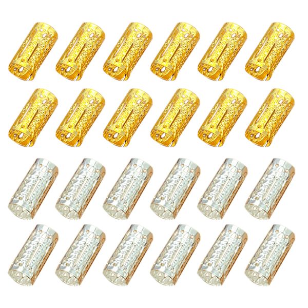 Felimoa Dreadlock Bead Hair Coil Barrette 2 Colors Total 300 Piece Set