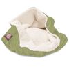 17 inch Villa Vintage Burrow Cat Bed, Gray