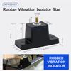 Laofudech Rubber Vibration Isolator Mounting Bracket Air Conditioner Mounting Bracket for Outdoor Mini Split Air Conditioner Condenser 4Pack