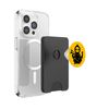 Sloth holding Megaphone and Microphone Metalcore Crossover PopSockets PopWallet for MagSafe