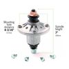 Terre Products 2-Pack Lawn Mower Deck Spindle Assembly Replacement for GY20454