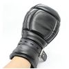 Bondage Masters Bondage Mitts, Padded, Lockable with Attachable Rings, Black