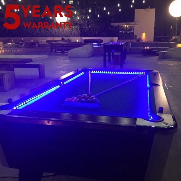 Bar Billiard Pool Table Bumper led RGB Colour Lights Strip IR Remote Controlled