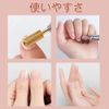 Nail Art Drill Bit, Strong Nail Grinding Head Barrel, Carbide Bit, 3 Sizes F(Fine Grinding)+C (Coarse Grinding)+M (Medium Finish), Grinding Nails, Polishing Head, Nail Machine Attachment, Ideal for Removing Off Acrylic and Thick Hard Gels, Practical (Gold