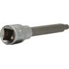 BRILLIANT TOOLS BT022952 1/2" Spline Bit Socket 140mm Long M8 [Powered by KS Tools]
