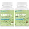 Puregen Senna Natural Vegetable Laxative 120 Tablets Constipation Relief 2 Pack