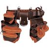 19 Pocket Leather Tool Belt Pouch Multipurpose Pockets Work Organizer Bag Framin