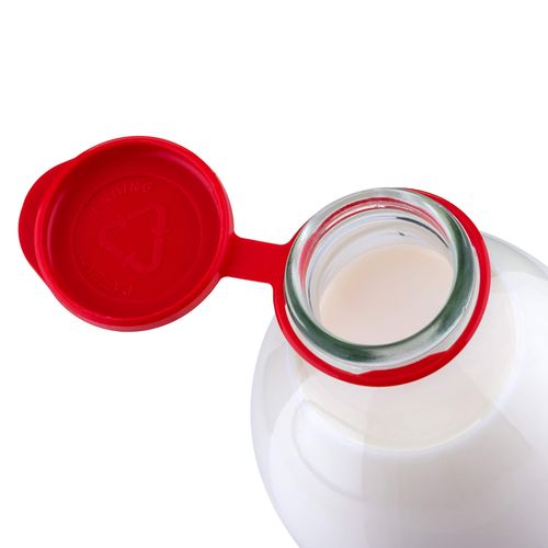 Airtight Milk Bottle Tops (5 pack), reusable, specifically designed to fit standard UK one pint glass milk bottles. Made in UK