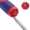 WORKPRO 12-in-1 Ratcheting Multi-Bit Screwdriver Set, Quick-load Mechanism Screwdriver with Double End Bits in Handle