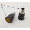 10pcs E10 To US E12 Candelabra Base Socket LED Light Bulb Lamp Adapter Converter