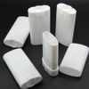TOPWEL 10pcs 15ml Deodorant Containers White Empty Plastic Oval Lip Balm Tubes