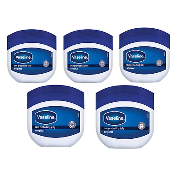 5 Pack Mini Vaseline Petroleum Jelly Lip Balm Travel Size 5.5G. EXP. DATE: 12/25