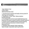 Myqqhbs Press-In Bottom Bracket Headset Removal Tool for Inner Diameter 24-50 mm