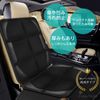 Cedar Eight Car Seat Protective Mat with Feather Seat Protector (Black)