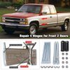 Door Hinge Roller Pin and Bushing Repair Kit with Spring Replacement Front Upper