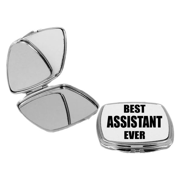 Sam Sandor - Best Assistant Ever - Square Compact Mirror Personal Mirror