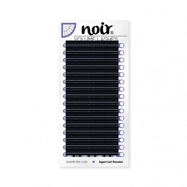 Noir Volume Lashes Mega Volume Lashes Individual 0.05 D curl 8mm Eyelash Extensions