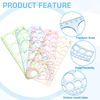 sourcing map 4Pcs Circle Template, Circle Stencils Measuring Measuring Rulers Geometry Tools
