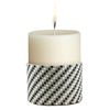Checkered Diamond Wine Bottle Candle Holder Bottle Coaster