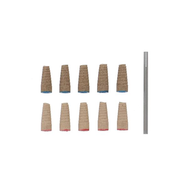 Takagi EARTH MAN HRB-17 Hobby Router Bit Paper Cone Set, Set of 10