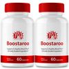 (2 Pack) Boostaroo, Boostaroo Male Virility Blood Flow Supplement (120 Capsules)